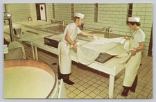 Wilmot Ohio Alpine-Alpa Swiss Cheese Making Dexter Press Postcard picture