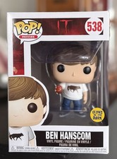 VAULTED Funko Pop Movies IT: BEN HANSCOM #538 GITD Exclusive w/Protector picture