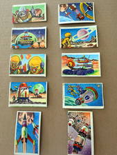 Lot of 10 Japanese Space Sci-Fi Matchbox Labels Rockets Astronauts picture