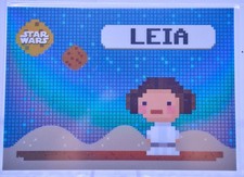2026 Topps Chrome Star Wars Leia Organa Bonus Stage SSP Pixel Art BO-LO picture