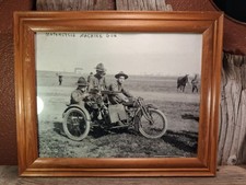 WW1 Army Indian circa 1915 Framed Black and White Photograph/Print 10x13 picture