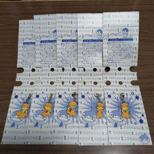 Pokemon Scraggy Metal Charm Complete Set of 5 picture