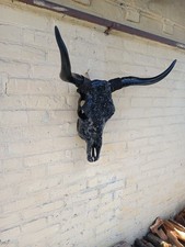 Real bull skull. Wall decor. Cow skull. picture