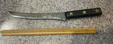 Antique Foster Bros Gold Star Butcher Knife Carbon Nickel Steel picture