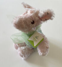 Disney Baby  Piglet Plush Stuffed Animal Chenille Pink Green Knit 10” NWT picture