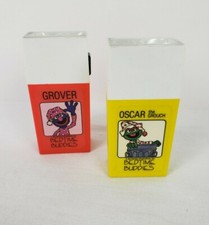 Vintage Bedtime Buddies Flashlights Grover Oscar Muppets Henson Rayovac picture