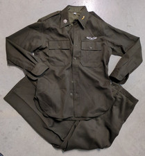 WWII Impressions USAAF Army Air Officer Service Dress Uniform Coat & Pants Large picture