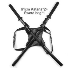 Marvel Deadpool Katana 2 Swords Plus One Bag 61cm Belt Cosplay Costume X-Men picture