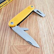American Service Knife The Jefferson Pocket Knife Premium Steel Blade Synthetic picture