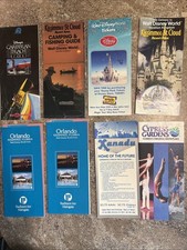 Vintage FLORIDA Guide Books Brochures 1980s Central FL Orlando Disney World Lot picture