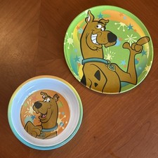 Vtg. 1999 Scooby Doo Collectible Cereal Bowl & Plate Zak Designs Hanna-Barbera picture