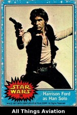 1977 Topps Star Wars 58 Harrison Ford as Han Solo picture
