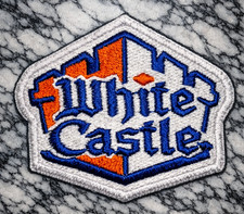 WHITE CASTLE BURGERS FAST FOOD EMBROIDERED IRON ON PATCH 3