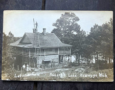 Vintage Lakeside Farm Pickerel Lake Newaygo Michigan RPPC Divided Back Posted picture