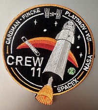 OrIginal NASA SPACEX CREW 11 ISS Mission CREW DRAGON SPACE PATCH 3.5” picture