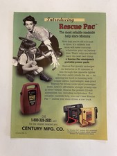 Vintage 1999 Print Ad Rescue Pac Emergency Roadside Power Advertisement picture