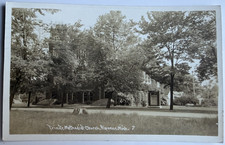 c1940s RPPC Trinity Methodist Church Algonac Michigan MI Cancel Postcard picture