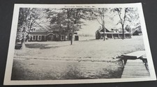 Vintage Postcard Rome Maine Hillside Camps Wooden Lakeside Cabins picture