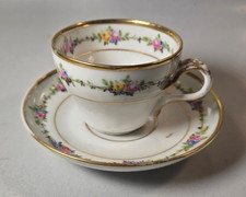 Rare Early American 19thC. Tucker Teacup Saucer Set Philadelphia Amazing cond. picture
