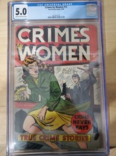 Crimes by Women #13 CGC 5.0 1950 picture