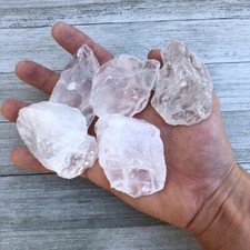 3-5cm Clear Quartz Raw Rough Stone Chunks Healing Reiki Energy Crystal Specimens picture