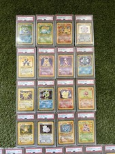 1999 Pokemon Base Set Unlimited FULL SET Complete 102/102 ALL PSA GRADED picture