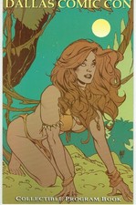 Dallas Comic Con Program Guide 2003 Adam Hughes & Dave Dorman NM+ picture
