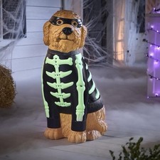 RARE 2.5 ft Halloween Classics Glow-in-the-Dark Golden Doodle picture