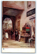 1918 Old Leadenhall Market Henrie Hitcher London Oilette Tuck Art Postcard picture