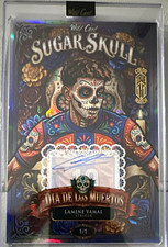 Wild Card Lamine Yamal Autograph 1/1 Sugar Skull Dia De Los Muertos SSCMb4-LY1A picture