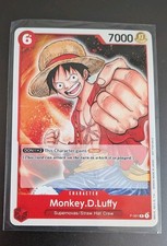 One Piece PROMO PACK 2022 Monkey D Luffy P-001 PRE-WRONG (no dot) picture