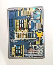 Meowth 144/128 Holo Illustration Rare ME: 30th Celebration Pokemon Near Mint ✅ picture