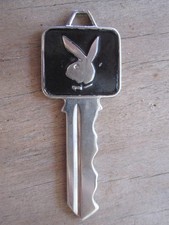 VINTAGE 60's 70's PLAYBOY CLUB METAL KEY NO. 34387 HUGH HEFNER BUNNY picture