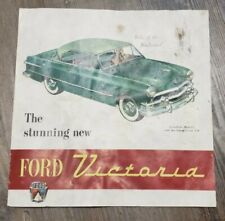 1951 Ford Victoria Original color Sales Brochure oem fomoco picture