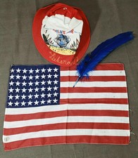 Vintage New York World's Fair 1964-65 Child's Arlington Hat Embroidered Deborah picture