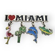 Miami Florida Refrigerator Magnet Travel Souvenir Tourist Gift US States Cities picture