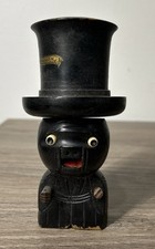 1920s Kobe Japanese Wooden Antique Toy Figure Gambling Dice Hat Wildwood NJ picture
