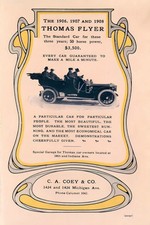 1900s Thomas Flyer Car Poster 🚗 16x24” Premium Matte Paper 200gsm picture