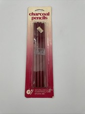 Vintage CRAFTINT Artist Charcoal Pencil Set NOS Style 8395 picture