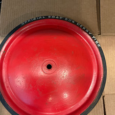 Vintage Soap Box Derby Official Tire Advertising Display, Red & Black 12” picture