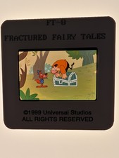 FRACTURED FAIRY TALES 1999 CARTOON ANIMATION ORIGINAL 35mm Color Slide A210 picture