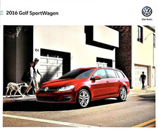 ORIGINAL 2016 VOLKSWAGEN GOLF SPORTWAGEN SALES BROCHURE CATALOG ~ 16 PAGES picture