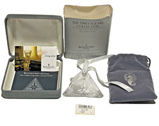 WATERFORD Crystal TIMES SQUARE Star of Hope 2000 Christmas Ornament w/Box Signed picture