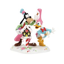 Dept 56 GOOFY AND DONALD MAKE A MESS Disney Village 6013665 BRAND NEW 2025 picture
