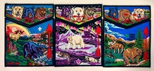 OA NANUK LODGE 355 BSA GREAT ALASKA FLAP 2024 NOAC BEAR ART 6-PATCH DELEGATE SET picture