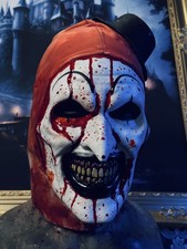 Trick Or Treat Studios Terrifier 2 Art The Clown Mask Bloody Rehaul Eyes Removed picture