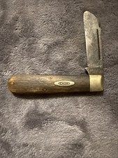 Rare Vintage Wood Handle Case  Single Blade Pocket Knife picture