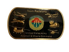 CHALLENGE COIN TEAM REDSTONE US ARMY AVIATION & MISSILE COMMAND ARSENAL ALABAMA picture