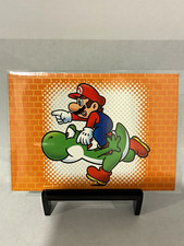 2022 Panini Super Mario Trading Card Collection Mario & Yoshi Line Drawing #235 picture
