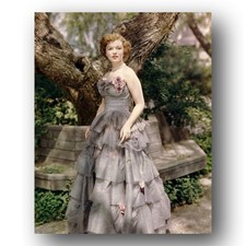 Shirley Temple Photo 8x10 Publicity Portrait Gown 1947 Color picture